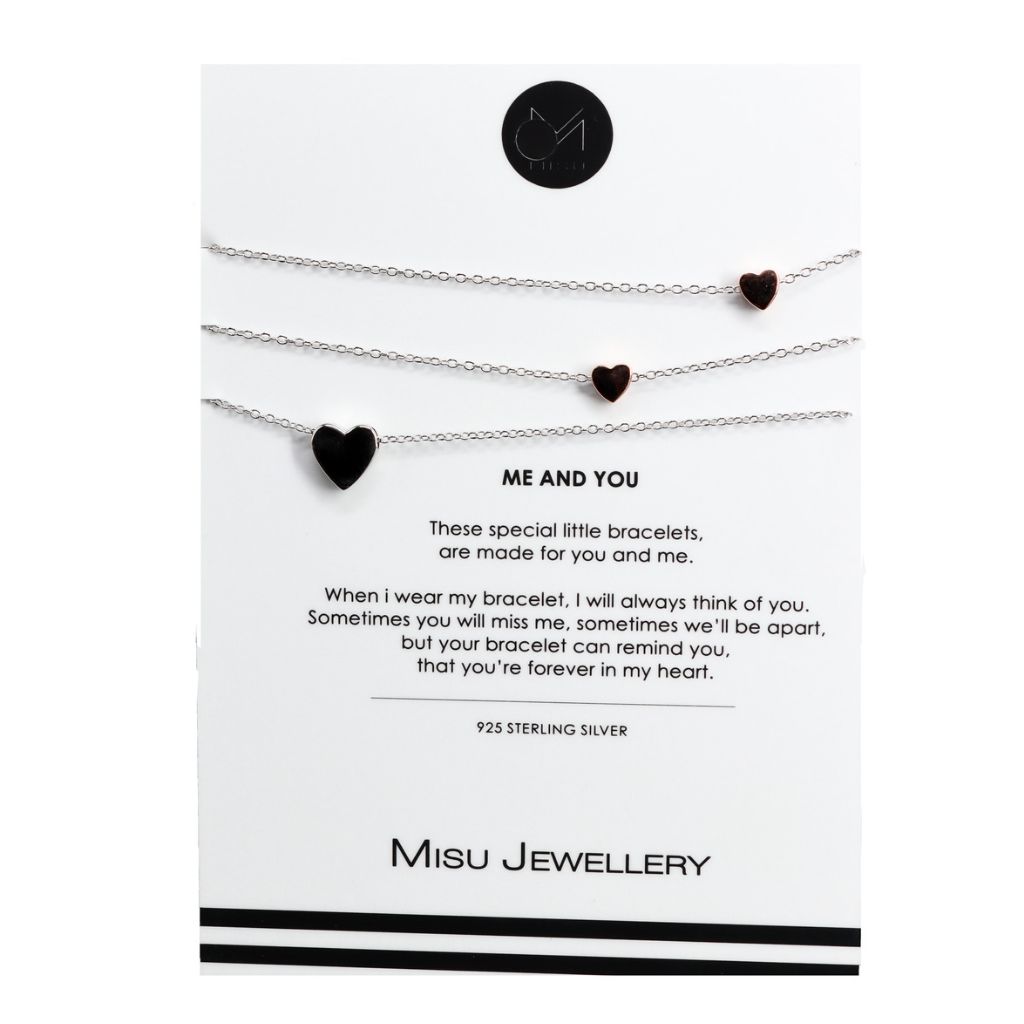 Misu Heart bracelet set