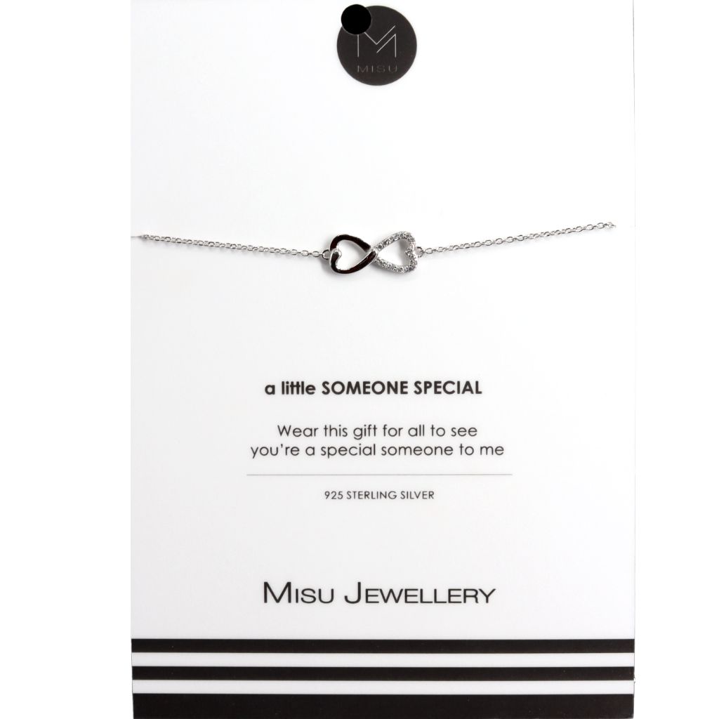 Misu Double Heart Infinity bracelet