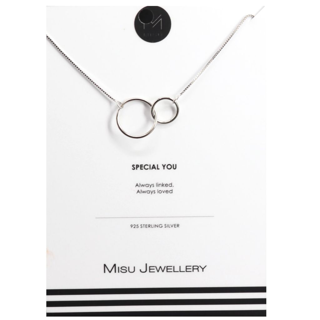 Misu Double circle necklace