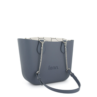 Fenn Petite Collection Denim Bone Inner - Silver Chain