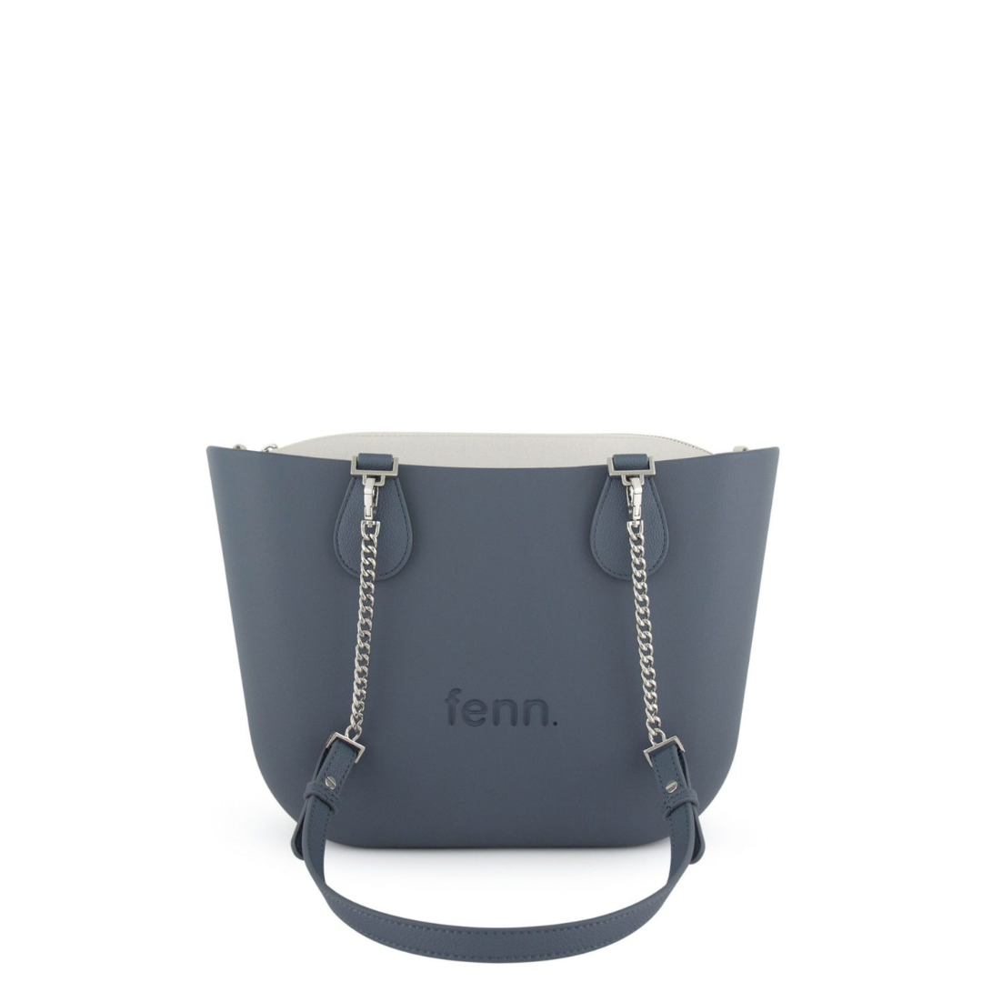 Fenn Petite Denim Bone Inner - Silver Zip