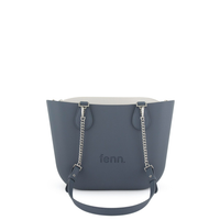Fenn Petite Denim Bone Inner - Silver Zip
