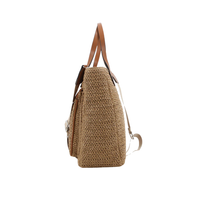 Pierre Cardin Isla Straw Tote - Tan