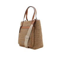 Pierre Cardin Isla Straw Tote - Tan