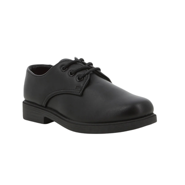 Pierre Cardin Kids Dino Leather School Shoes - Black
