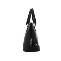 Pierre Cardin Lira Monogram Satchel - Black