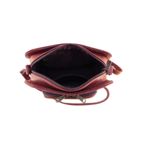 Der Lederhandler Shelley Genuine Leather Sling Bag - Tobacco