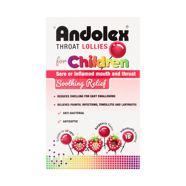 Andolex Throat Lollies (Goldex) 10s