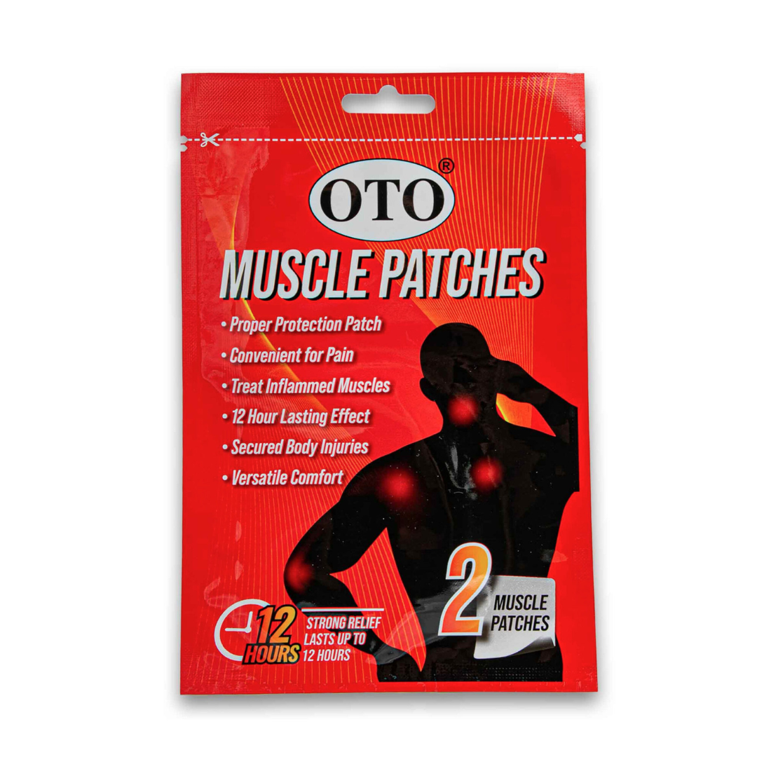 OTO Muscle Patches 2‑Pack – Fast Relief for Inflamed Muscles