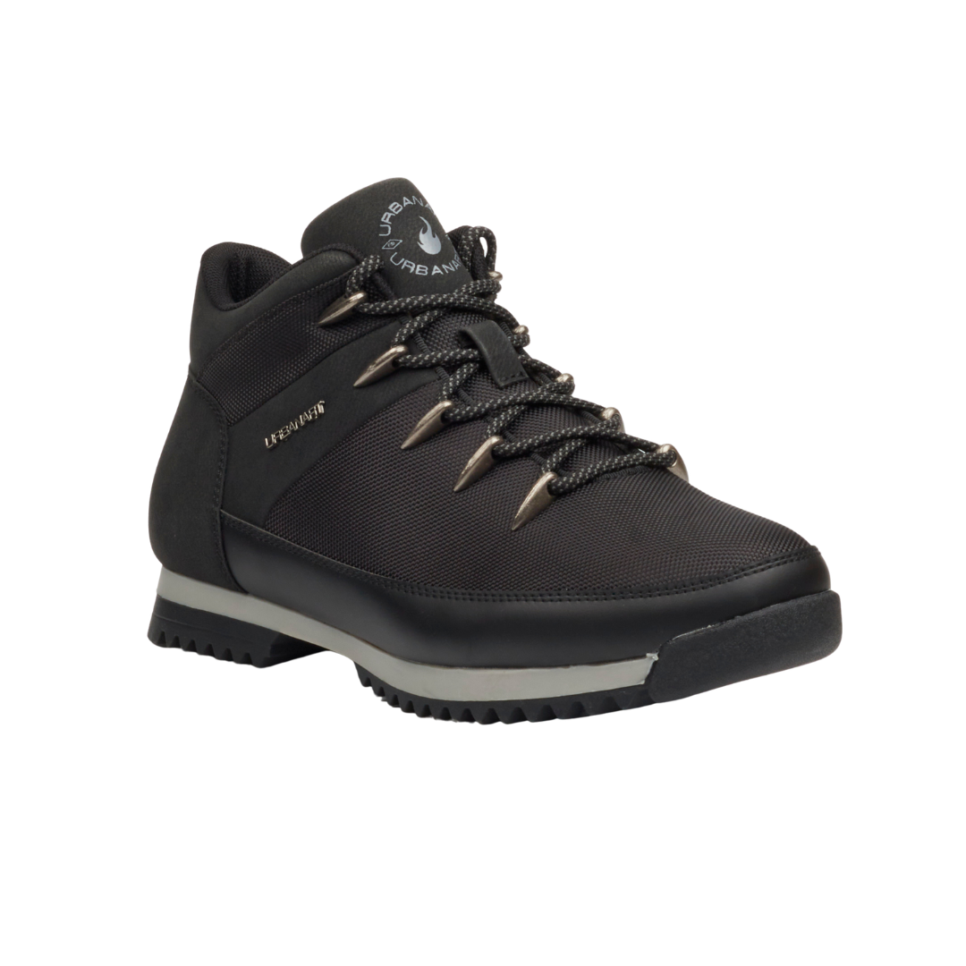 UrbanArt Crocco 32 Nylon / Faux Nubuck Ankle Boots - Black