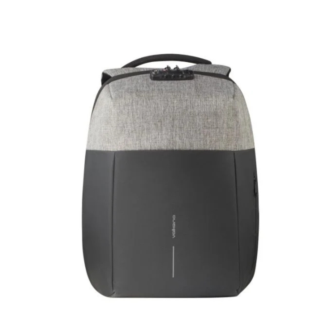 Volkano Smart Deux Laptop Backpack – Black/Light Grey