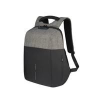 Volkano Smart Deux Laptop Backpack – Black/Light Grey
