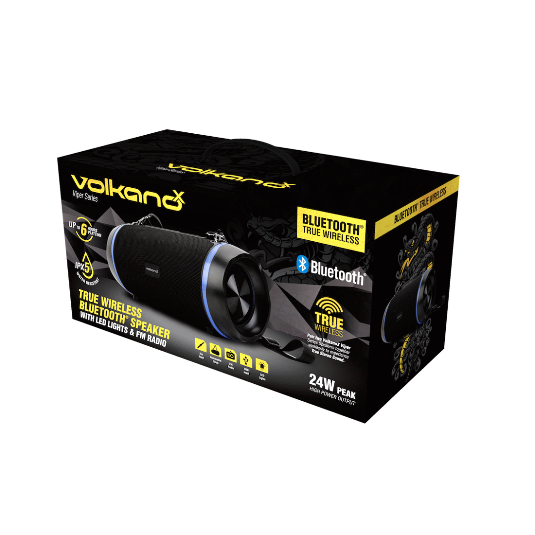VolkanoX Viper Series Bluetooth Speaker - Black