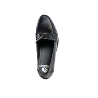 Watson Leather Nicky Casual Moccasins - Black