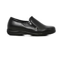 Young Klinik Jane Casual Black Slip-On
