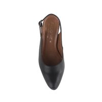 Froggie 12625 Pointed Court Shoes with Block High Heel