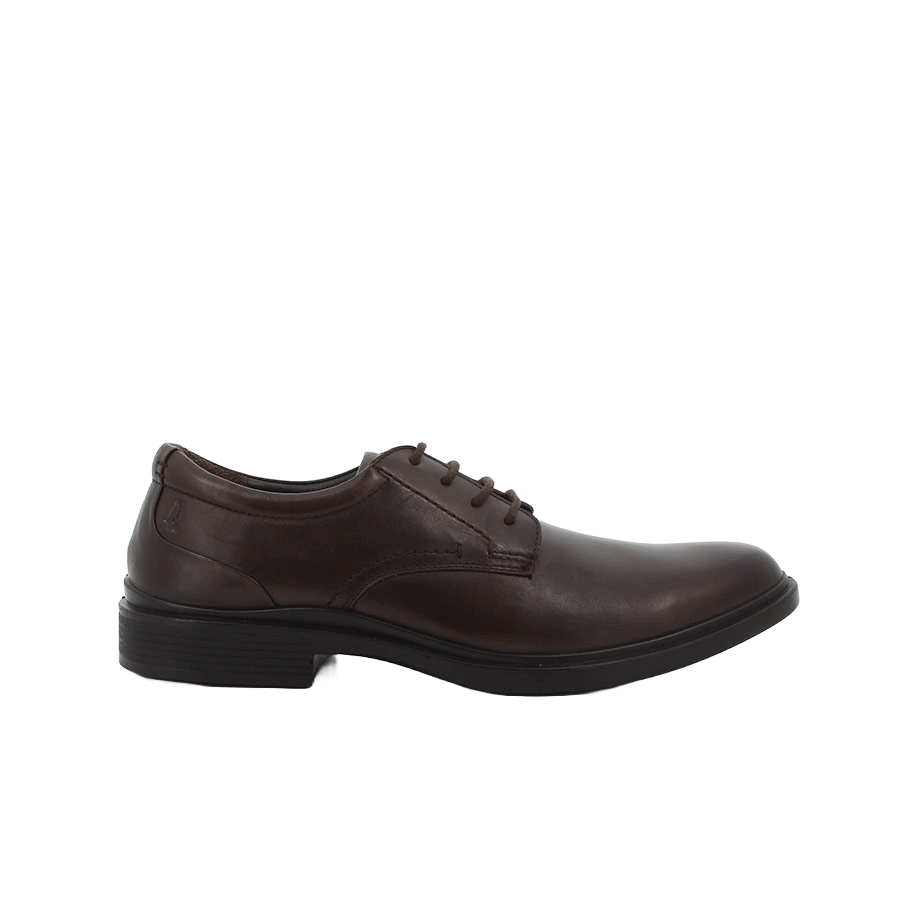 hush Puppies Victor Plain Toe Lace Up Chocolate