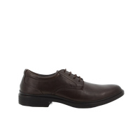 hush Puppies Victor Plain Toe Lace Up Chocolate