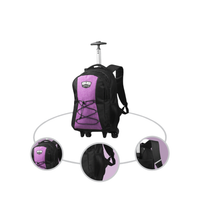 Volkano Winner Trolley Backpack 22L - Pink