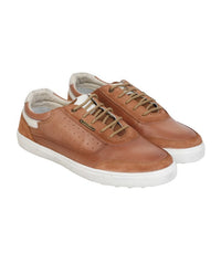 Woodland Follow Tan - Men's Casual Leather Lace-ups