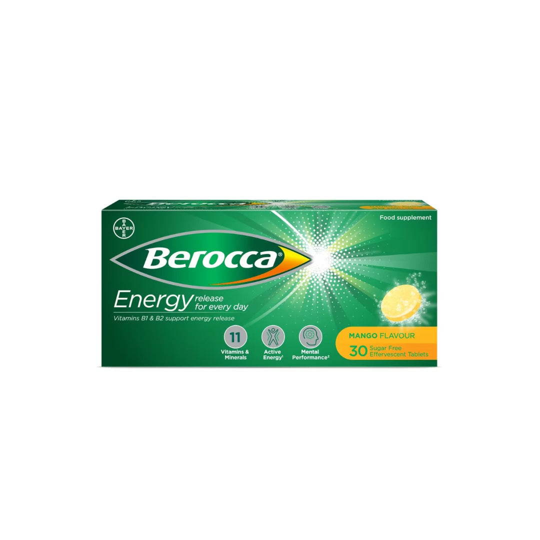 Berroca Orange x30 Mango Effervescent Tablets