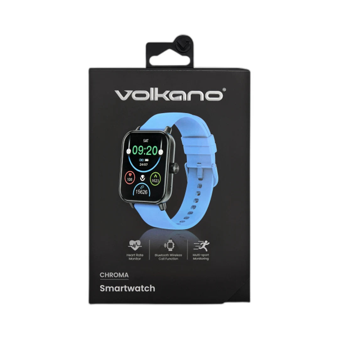 Volkano Chroma Series Smartwatch with Blue Strap