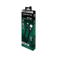 Volkano Slim Series Type-C to Type-C Cable 30W – Black (1.2m)